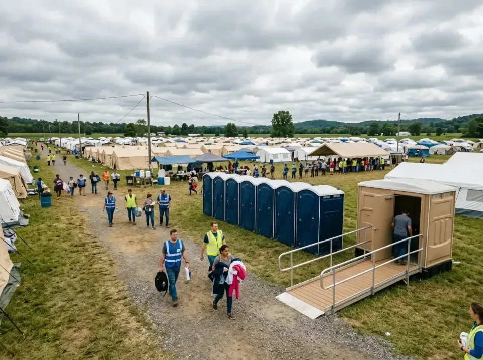 disaster-relief-camp-restrooms-010 — frequently asked questions, Dumpster & Portable Bathrooms Rental in Bismarck, ND